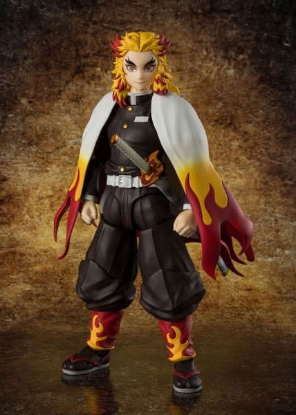 Demon Slayer: Kimetsu no Yaiba: S.H.Figuarts Kyojuro Rengoku non Scale PVC Statue