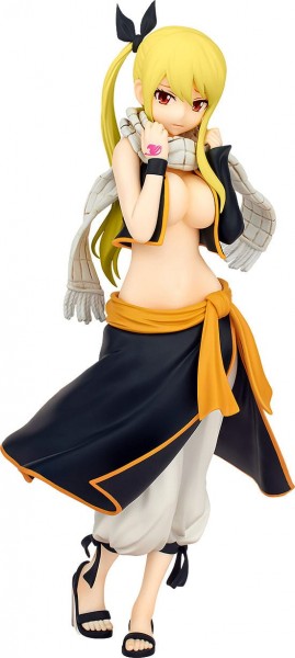 Fairy Tail: Pop up Parade Lucy Heartfilia Natsu Costume Ver. L Size non Scale PVC Statue