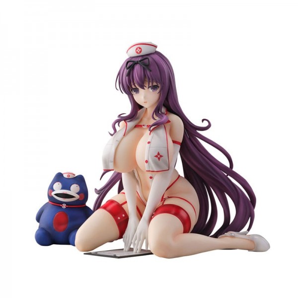 Shinobi Master Senran Kagura New Link: Murasaki Sexy Nurse Ver. 1/4 Scale PVC Statue