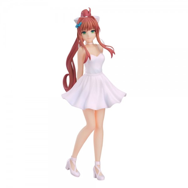 Doki Doki Literature Club!: Pop up Parade Monika White Dress Ver. non Scale PVC Statue