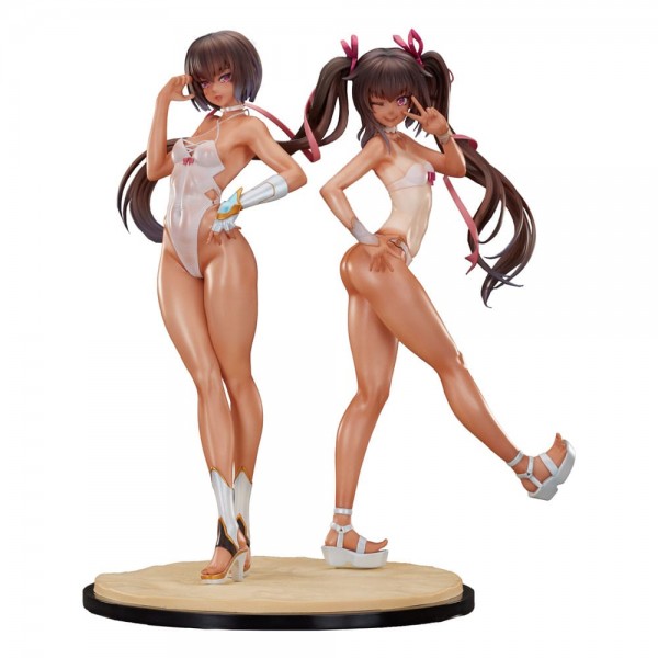 Taimanin RPG: Adult Yukikaze and Young Yukikaze Swimsuits Ver. 1/6 Scale PVC Statue