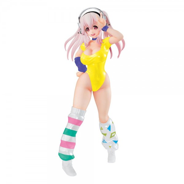 Nitro Super Sonic: Super Sonico 80s/Another Color/Yellow Ver. (re-run) non Scale PVC Statue