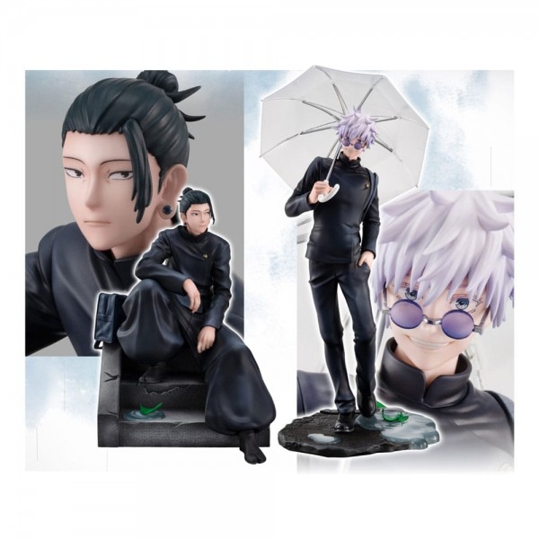 Jujutsu Kaisen: 2er-Pack Suguru Geto & Satoru Gojo Kosen Ver. (with gift) non Scale PVC Statue